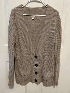 Mossimo Supply Co. - Knit Button Down Long Sleeve Sweater - Size: Large